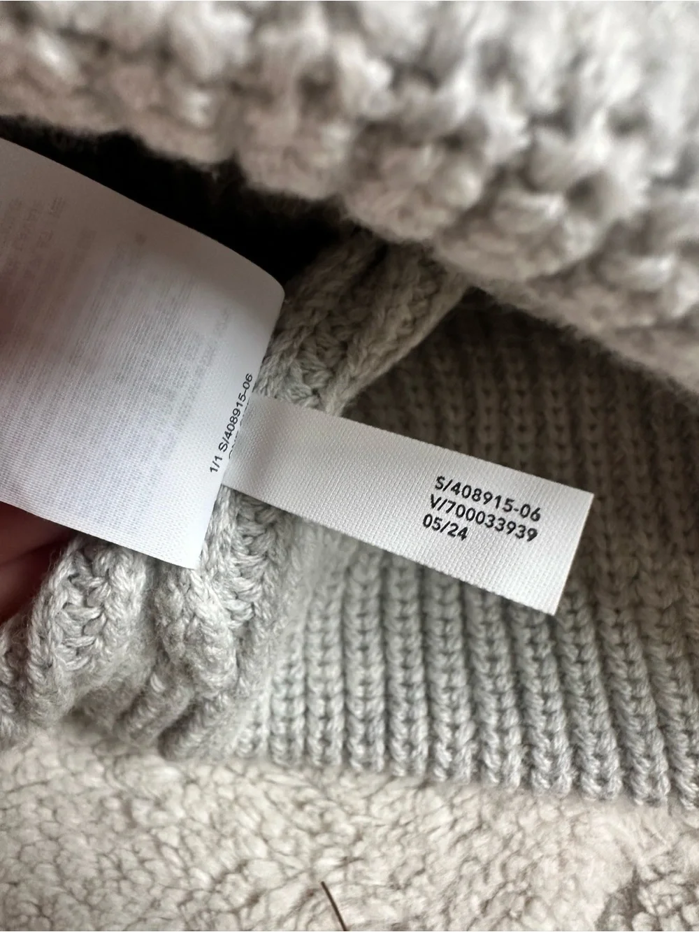 Athleta | Quartz Heather Cozy Hour Knit Beanie | One Size fits Most